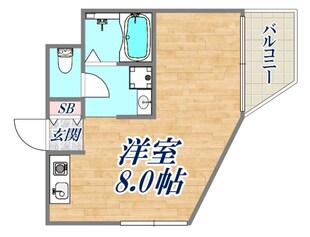 エクセルマンション西難波の物件間取画像